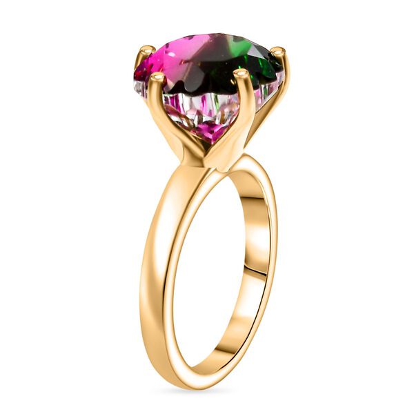 D'Joy Wassermelonen Triplett Quarz Ohrringe - 6,46 ct. image number 5