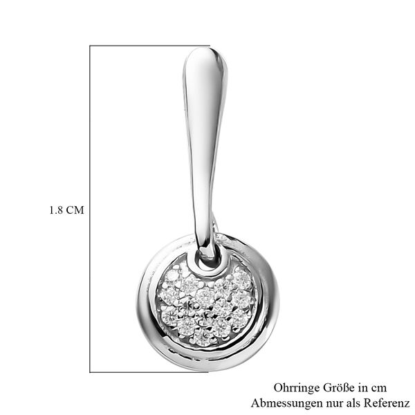 Moissanit Ohrhänger - 0,12 ct. image number 6