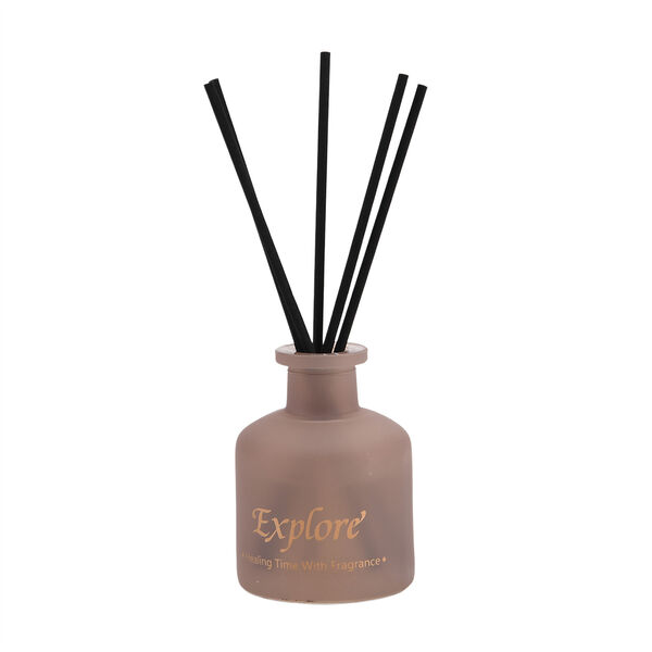 2er Set - Duftkerze 5 x 7 cm und Öl-Diffusor 50 ml mit Stäbchen, Brombeere & Lorbeerblatt image number 7