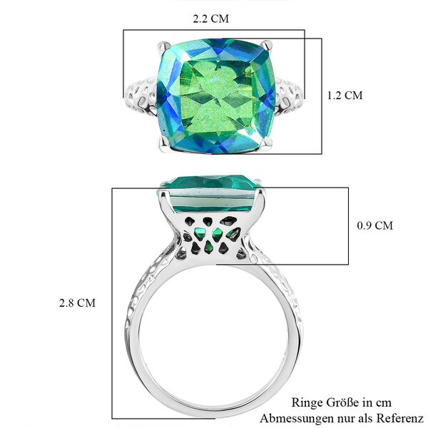 Pfau Triplett Quarz-Ring - 6,12 ct. image number 7