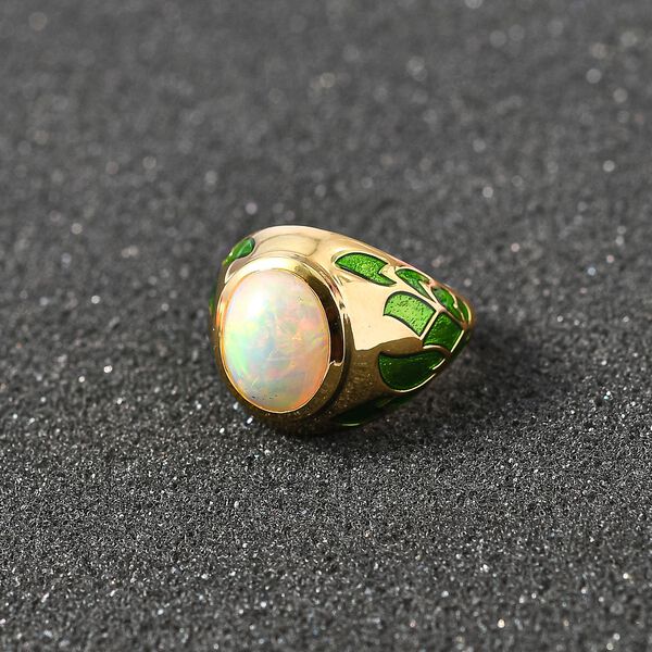 AA nat&uuml;rlicher, &auml;thiopischer Welo Opal-Ring - 3,37 ct. image number 3