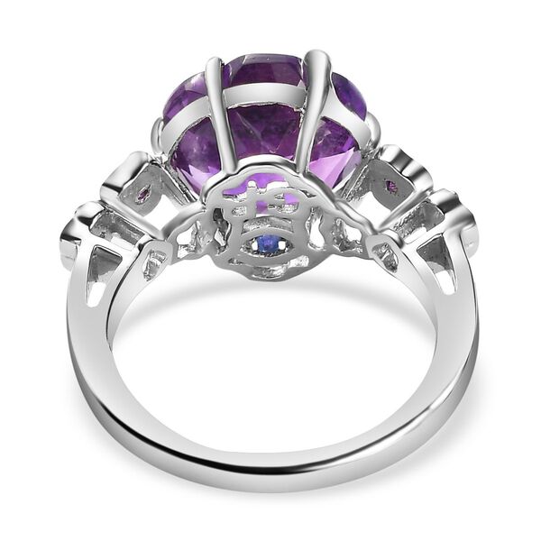 GP Italian Garden Kollektion - Afrikanischer Amethyst und blauer Saphir-Ring - 5,38 ct. image number 6