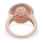 Natürlicher Äthiopischer Opal und Rosa Saphir Ring 925 Silber Roségold Vermeil  ca. 3,23 ct image number 5