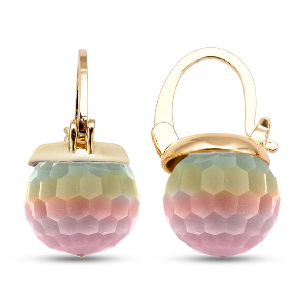 Mystische Kristall-Ohrringe, reines Messing image number 4