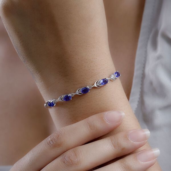 Tansanit Farbe Quarz Armband, 19 cm - 2,49 ct. image number 3