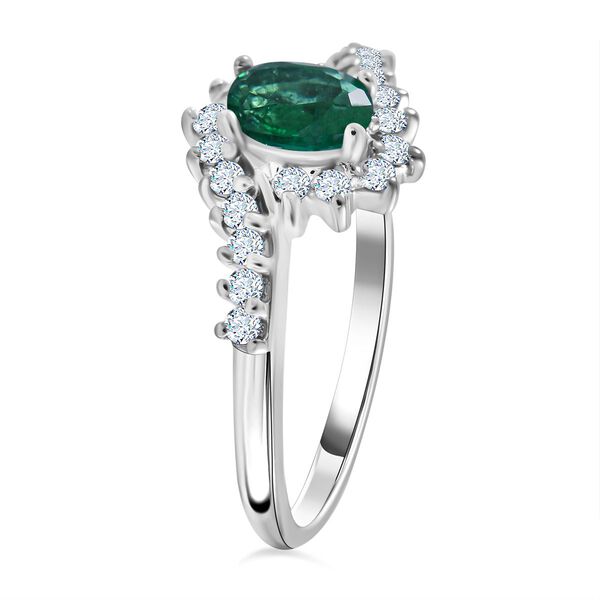 AAA Kagem Sambischer Smaragd Ring, ca. 0,96 ct. image number 3