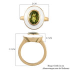 Natürlicher Peridot-Ring, 925 Silber vergoldet  ca. 2,02 ct image number 6