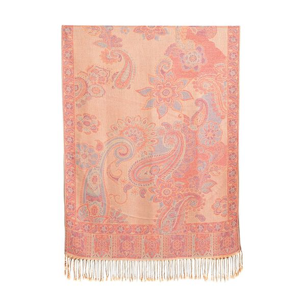 100% Viskose Paisley-Schal, Beige image number 2
