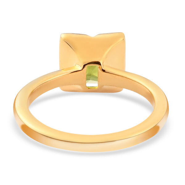 Natürlicher Peridot-Ring, 925 Silber vergoldet  ca. 1,67 ct image number 6