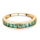 Kagem sambischer Smaragd-Ring, 925 Silber vergoldet (Größe 18.00) ca. 0.86 ct image number 0