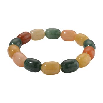 Aventurin Armband, flexibel, ca. 150.00 ct