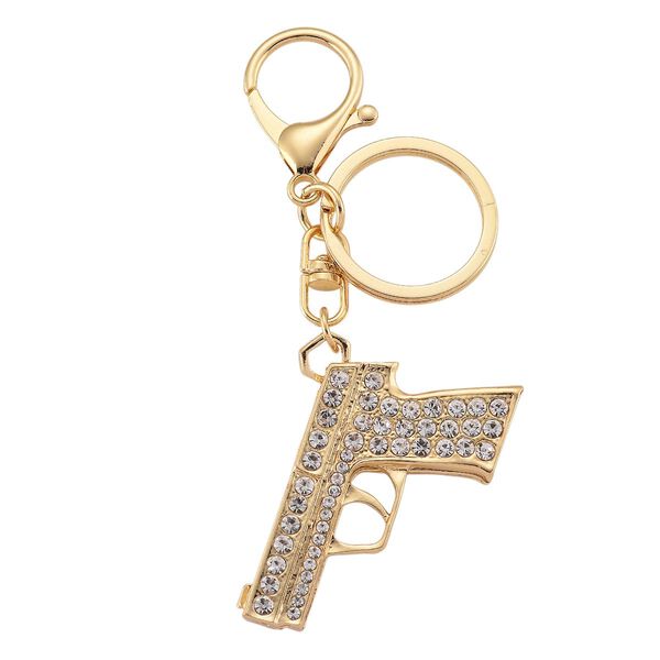 Wei&szlig;er Kristall Schmuckset Legierung emailliert, Legierung Std Gelb image number 3