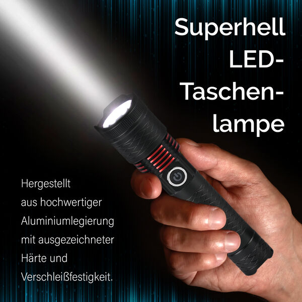 Aluminium LED Taschenlampe image number 11