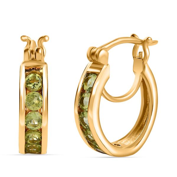 Nat&uuml;rliche Peridot-Ohrringe - 1,45 ct.