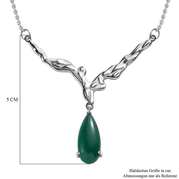 Verde Onyx Halskette, 45 cm - 5,31 ct. image number 6