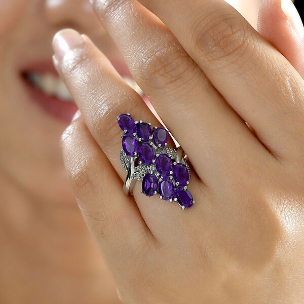 Afrikanischer Amethyst Ring - 4,51 ct. image number 2
