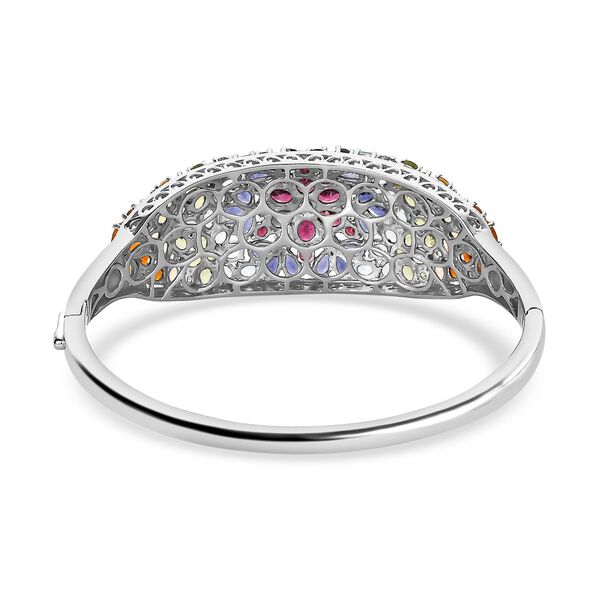 Floral Dream mehrfarbiger Edelstein-Cluster-Armreif- 18,25 ct. image number 5