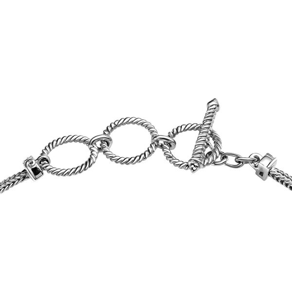 Weißer Büffel und Multi-Edelsteine 19cm Armband- 5,01 ct. image number 3