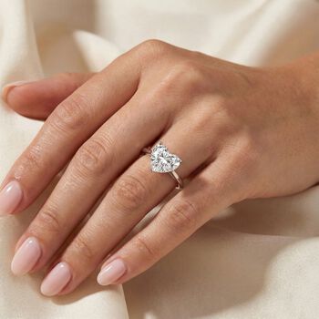 LUXURIANT IGI zertifizierter VS-EF Labor Diamant Ring in 950 Platin - 3 ct.