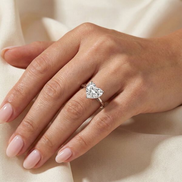 LUXURIANT IGI zertifizierter VS-EF Labor Diamant Ring in 950 Platin - 3 ct. image number 2