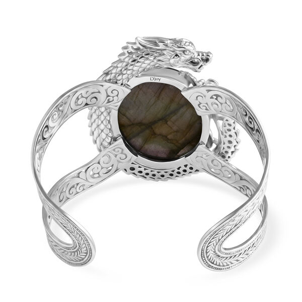 D'Joy Royal Bali -  Labradorit Armreif ca. 19 cm 925 Silber ca. 75.31 ct image number 5