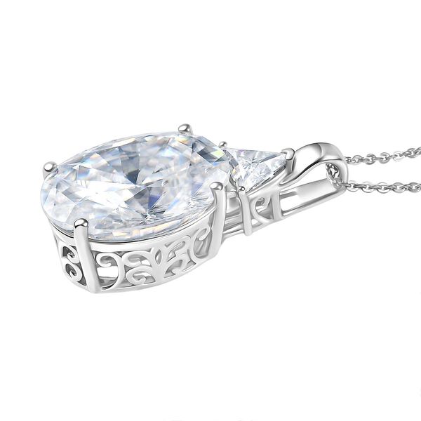 D'Joy Moissanit Anh&auml;nger mit 50cm Kette - 15,70 ct. image number 4