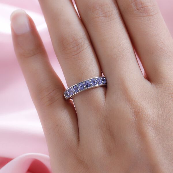 AA Tansanit-Ring - 0,86 ct. image number 3