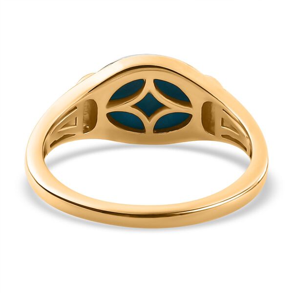 AA Sleeping Beauty T&uuml;rkis und Zirkon Ring - 1,66 ct. image number 6