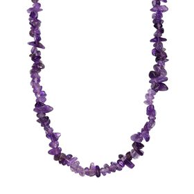 AA Afrikanischer Amethyst Halskette, 70 cm, ca. 150.00 ct