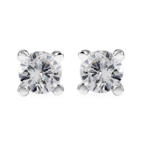 SGL zertifizierte P2-P3 GH Diamant-Ohrstecker - 0,25 ct. image number 0