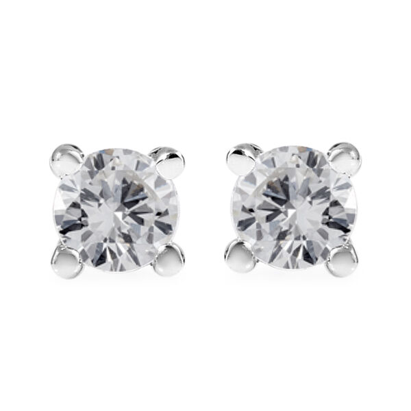 SGL zertifizierte P2-P3 GH Diamant-Ohrstecker - 0,25 ct. image number 0