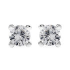 Diamant-Ohrstecker, SGL zertifiziert P2-P3 G-H, 585 weißgold ca. 0,25 ct