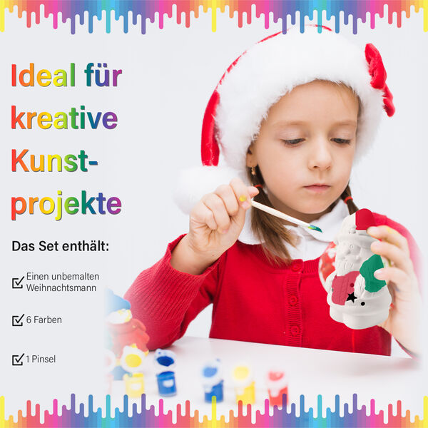 DIY Keramikset mit Weihnachtsmann image number 6