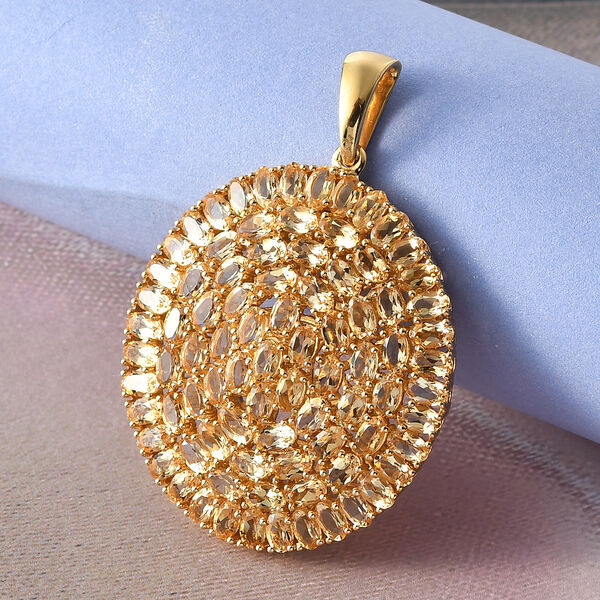 Citrin Anh&auml;nger - 18,17 ct. image number 3