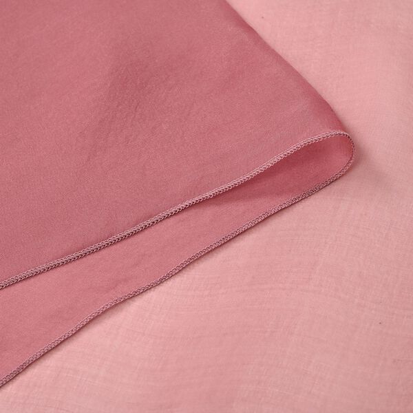 LA MAREY &ndash; Chiffon Schal aus Maulbeerseide, hellrosa image number 7