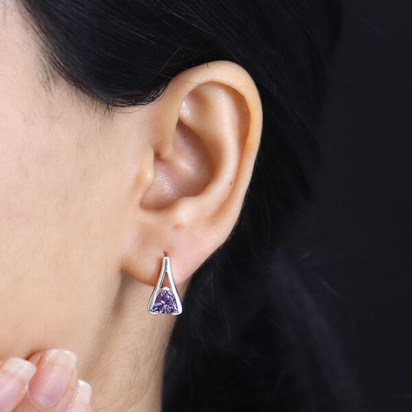 AA Rose De France Amethyst Ohrringe - 1,33 ct. image number 3