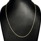 Italienische Singapur-Kette, ca. 50 cm, 925 Silber vergoldet