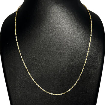 Italienische Singapur-Kette, ca. 50 cm, 925 Silber vergoldet