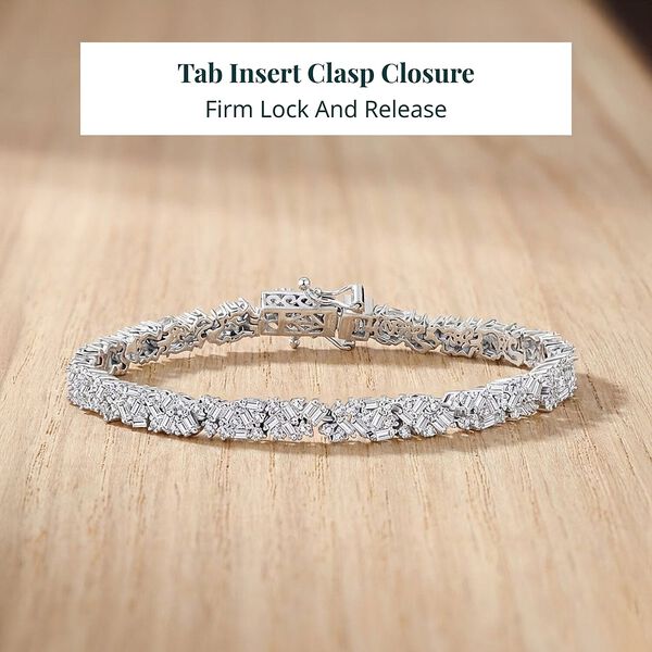 LUXURIANT DIAMOND - Lab Grown Diamant SI-GH Armband ca. 18.5 cm 925 Silber Rhodiniert ca. 3,91 ct. image number 5