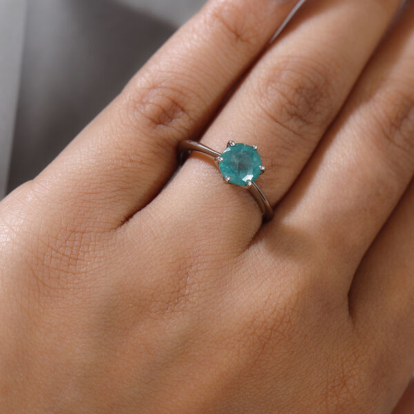 RHAPSODY AAAA Smaragd Solitär-Ring, 950 Platin  ca. 1,30 ct image number 3