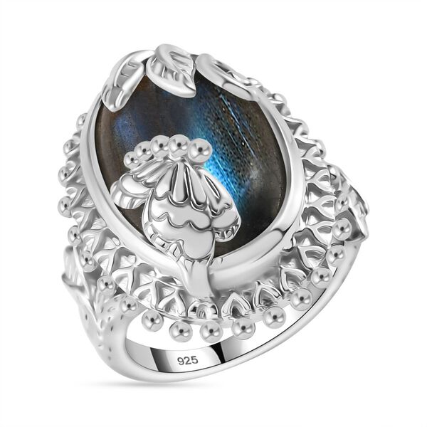 AAA Labradorit Ring - 12,06 ct image number 4