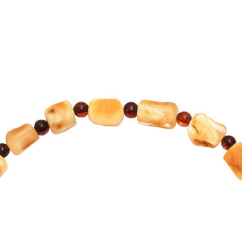 Flexibles Karamellbernstein Armband - 30 ct.