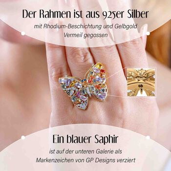 GP Trionfo Collection - Multi-Saphir und Zirkon-Ring - 5,76 ct.