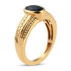Ceylon Farbe Quarz Ring 925 Silber vergoldet  ca. 1,41 ct image number 4