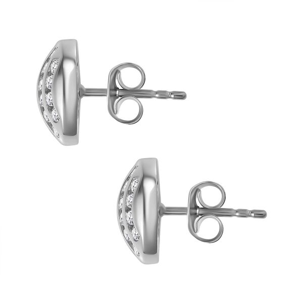 Moissanit Ohrringe, 925 Silber rhodiniert - 1,08 ct. image number 4