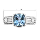 Royal Bali Kollektion - himmelblauer Topas-Ring, 925 Silber  ca. 3,12 ct image number 6