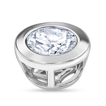 LUXURIANT VS-EF Labor Rundschliff Diamant Anh&auml;nger in 950 Platin - 1 ct.
