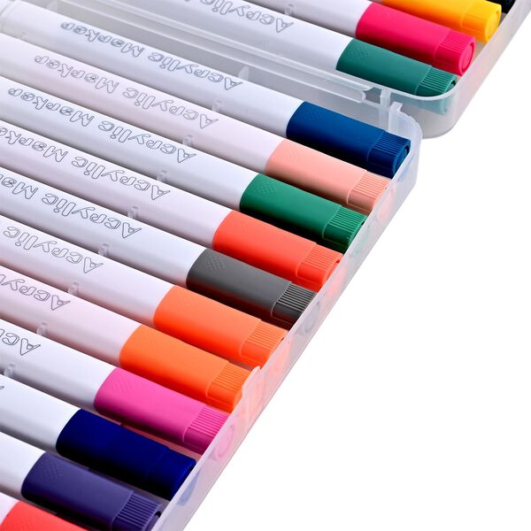 LIVMORE Premium Acryl Marker Set 48 teilig in Aufbewahrungsbox image number 6