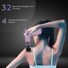 Mini-Muskel-Massage-Pistole mit 4 Massageköpfen, 32 Stärken, Rosa image number 6