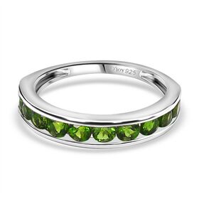 Natürlicher Chromdiopsid-Ring - 1,04 ct.